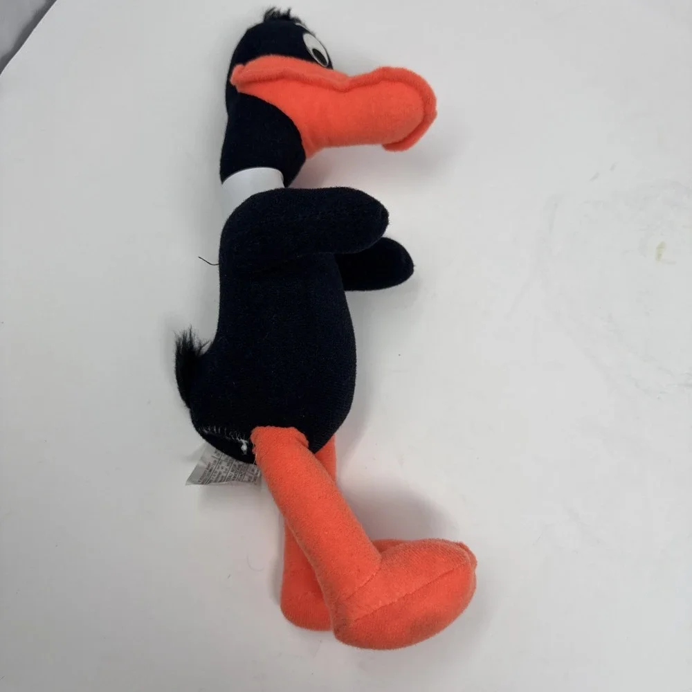 VTG Daffy Duck  1971 Warner Brothers 13 inch Plush Mighty Star Looney Tunes Read